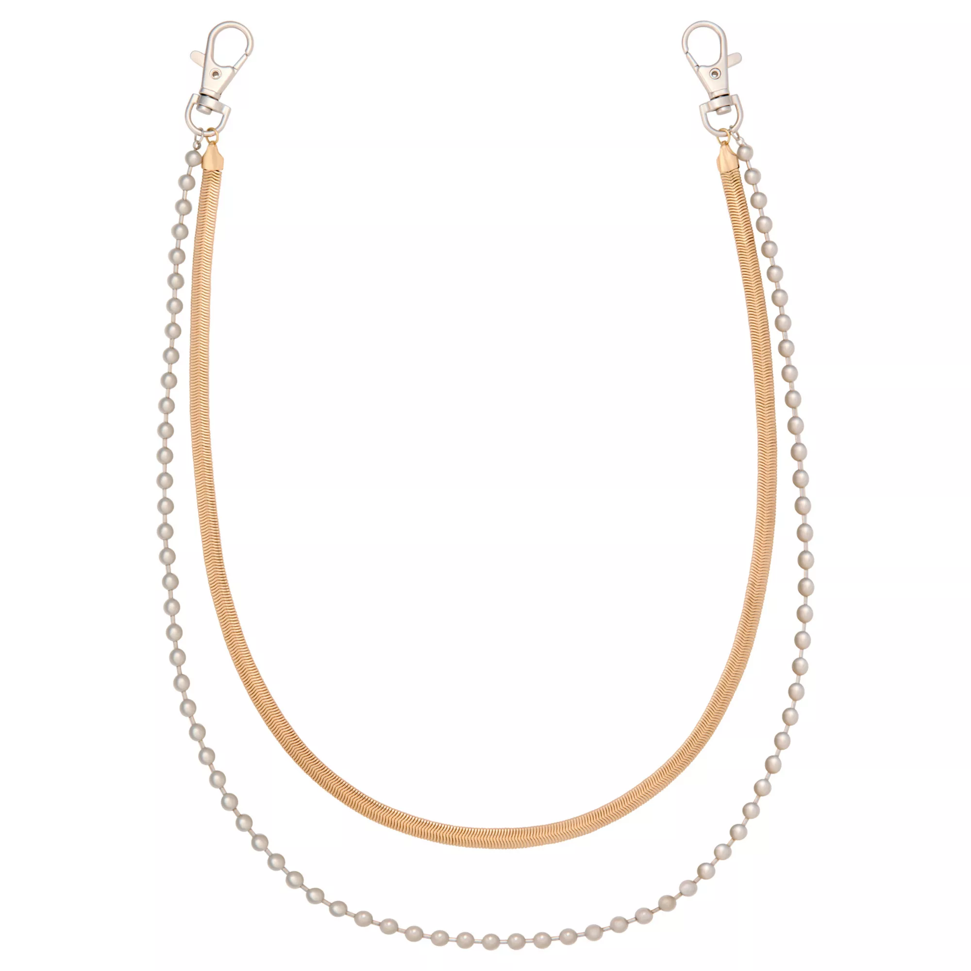 2-Row Snake and Ball Wallet Chain at Spencer's