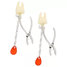 Bloody Dentist Dangle Stud Earrings at Spencer's