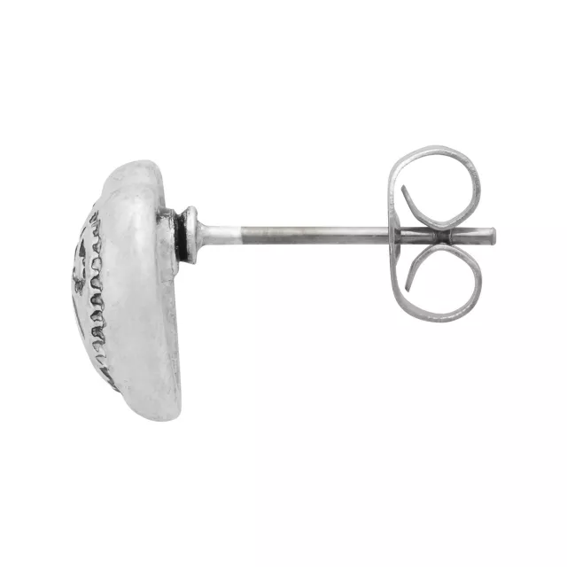 Multi-Pack Pink Heart Skull Cross Silver-Tone Earrings - 6 Pair at Spencer's