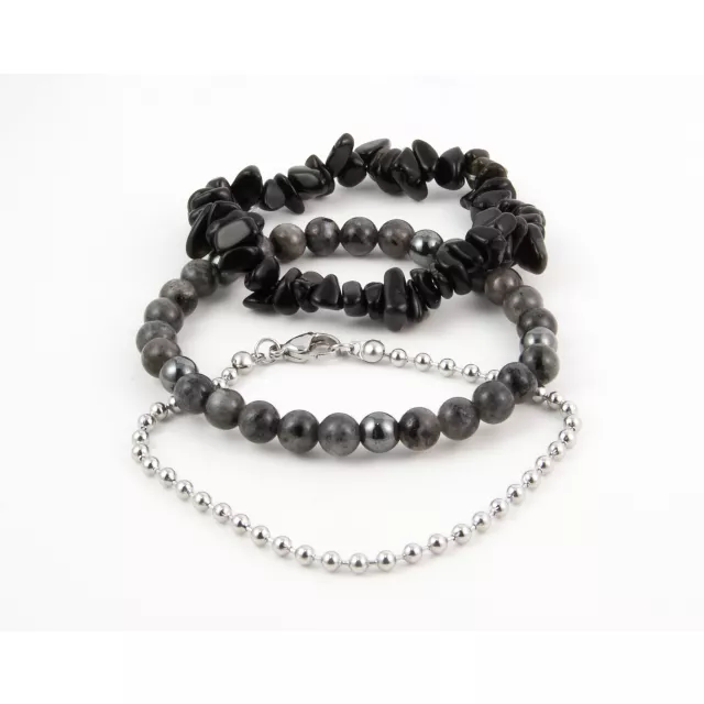 Multi-Pack Onyx Stone Beaded Bracelets - 3 Pack at Spencer's