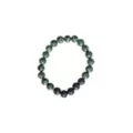 Black and Green Serpentine Stone Beaded Bracelet at Spencer's