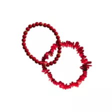 Multi-Pack Red Garnet Stone Beaded Bracelets - 2 Pack at Spencer's