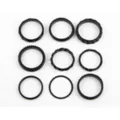 Multi-Pack Black Molded Rings - 9 Pack at Spencer's