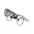 Gothic Red Rose Finger Armor at Spencer's