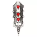 Gothic Red Heart Finger Armor at Spencer's