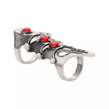 Gothic Red Heart Finger Armor at Spencer's