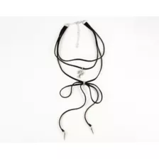 Cross Rose Bow Dangle Choker Necklace at Spencer's