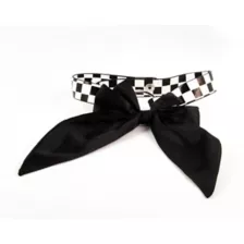 Big Bow Checkered Choker Necklace at Spencer's