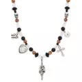 Gothic Gamble Beaded Charm Choker Necklace at Spencer's