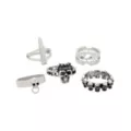 Multi-Pack Deadly Skull Rings - 5 Pack at Spencer's