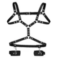 Chest and Wrist Harness Set - Pleasure Bound at Spencer's