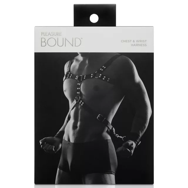 Chest and Wrist Harness Set - Pleasure Bound at Spencer's