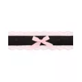 Pink Bow Lace Spike Choker Necklace at Spencer's