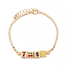 Multi-Pack Casino Chic Charm Bracelets - 3 Pack at Spencer's