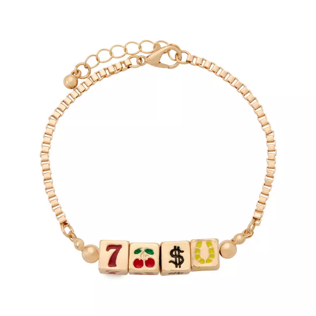 Multi-Pack Casino Chic Charm Bracelets - 3 Pack at Spencer's