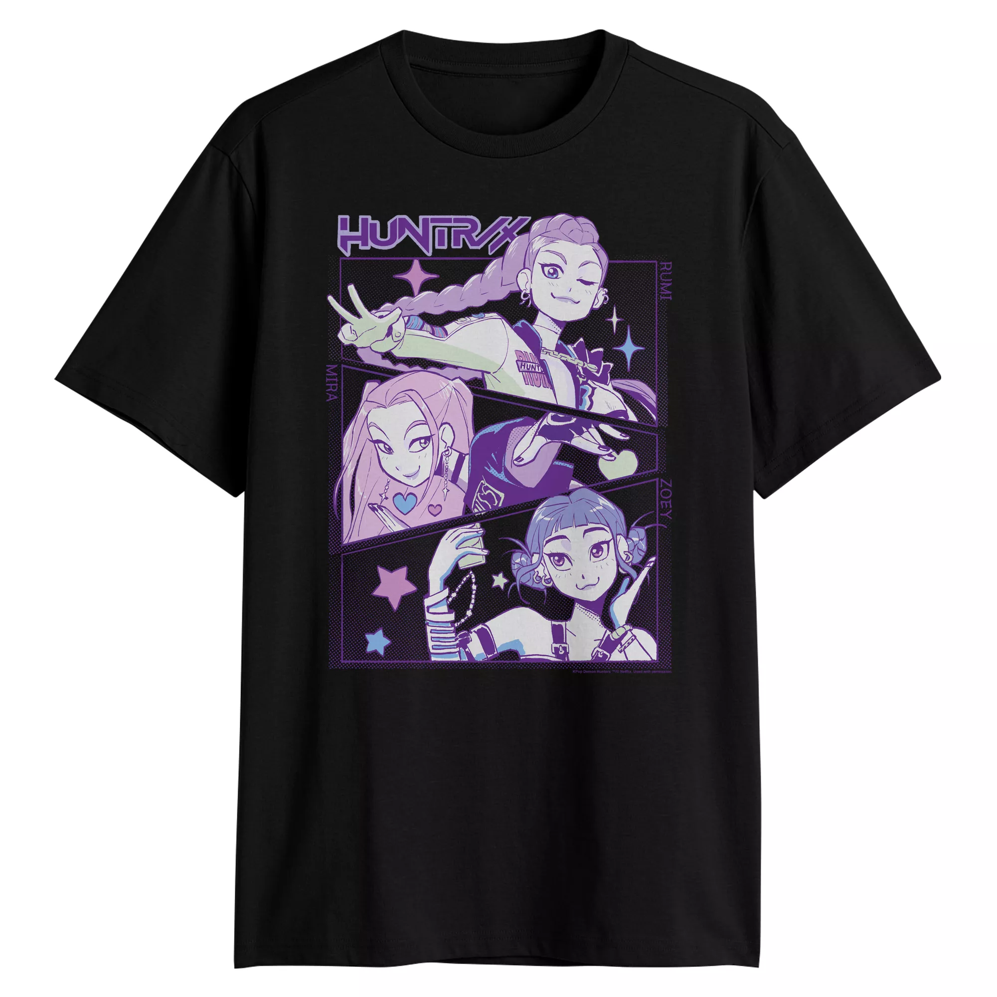 KPop Demon Hunters Huntr/x Trio T Shirt