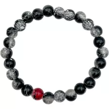 Black and Red Graffiti Long Distance Bracelets - 2 Pack at Spencer's