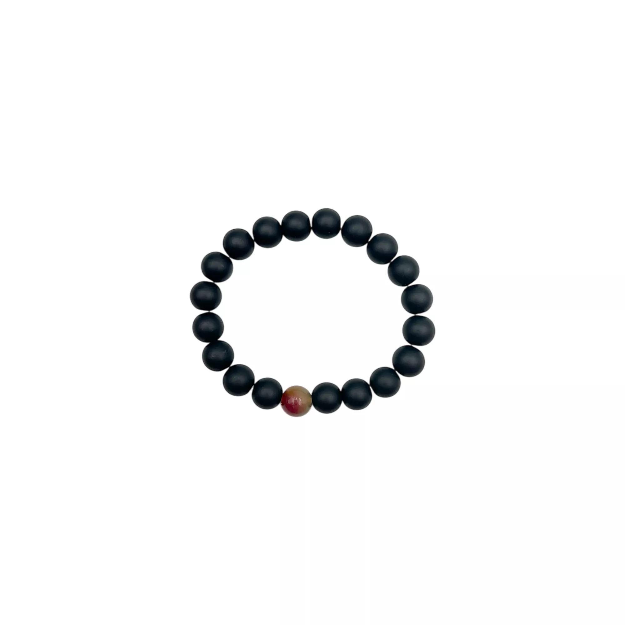 Black and Multicolor Long Distance Bracelets - 2 Pack