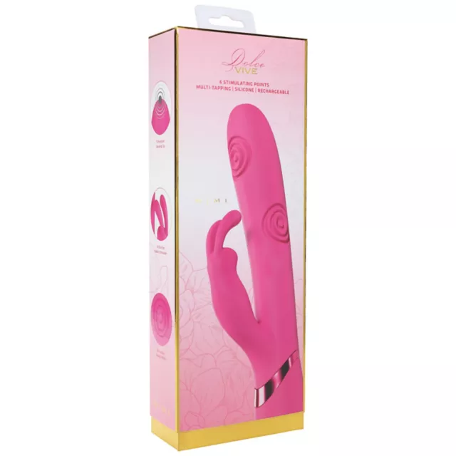 Dolce Vive Mimi Tapping Rabbit Vibrator at Spencer's