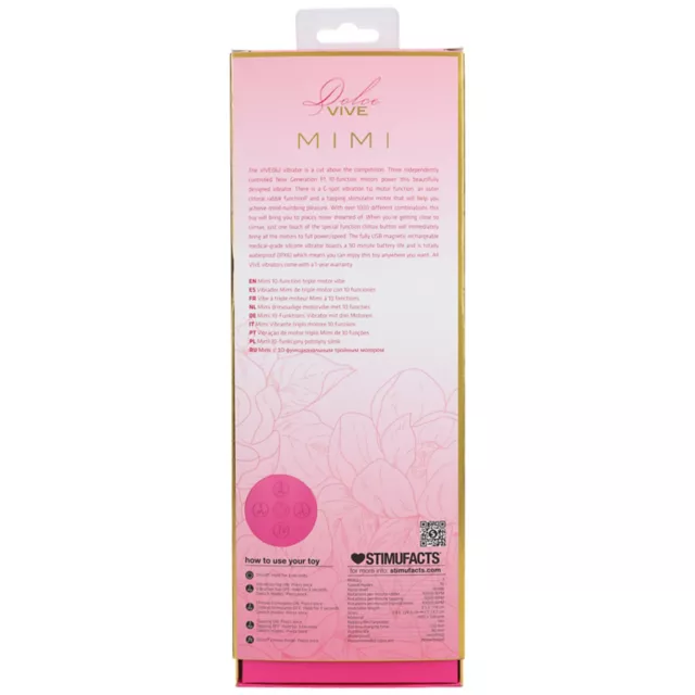 Dolce Vive Mimi Tapping Rabbit Vibrator at Spencer's