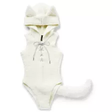 3-Piece Wolf Fursuit Lingerie Set at Spencer's