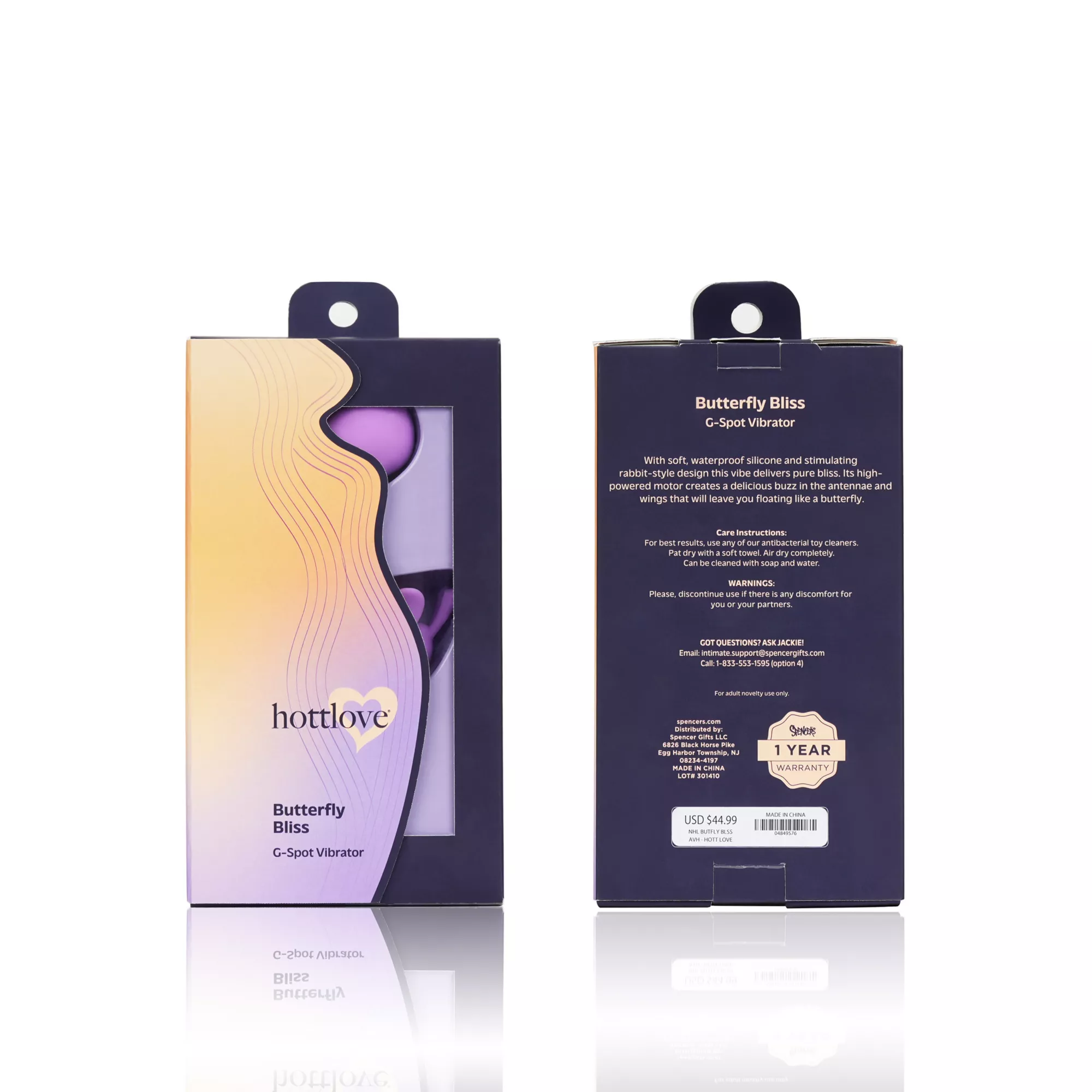 Butterfly Bliss G-Spot Vibrator - Hott Love at Spencer's