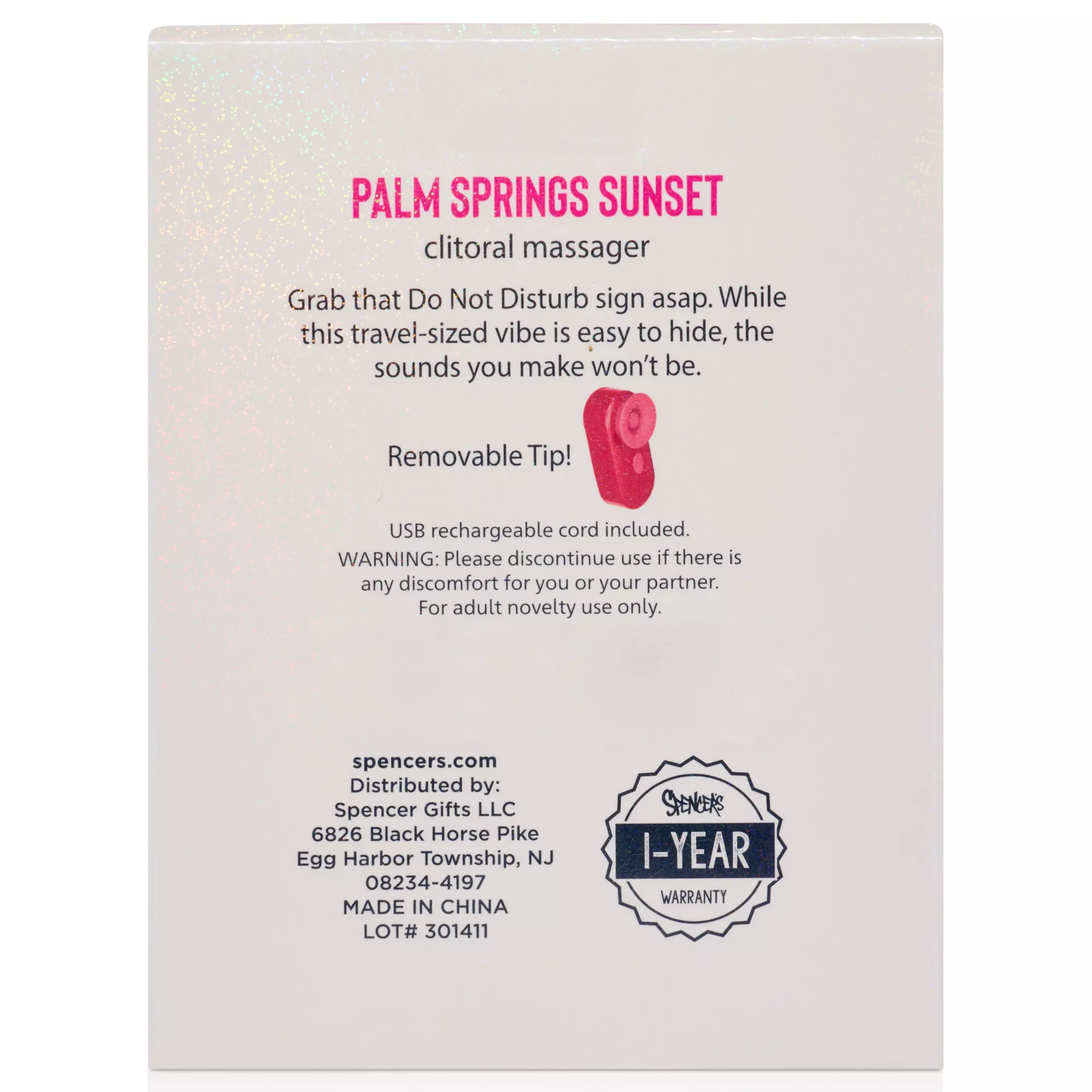 Palm Springs Sunset Clitoral Massager - Sexology on the go at Spencer's