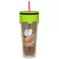 Courage the Cowardly Dog Cup with Straw - 24 oz. at Spencer's