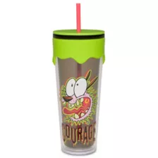 Courage the Cowardly Dog Cup with Straw - 24 oz. at Spencer's