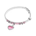 Pink Heart Photo Frame Charm Choker Necklace at Spencer's
