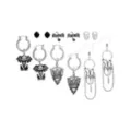 Multi-Pack Medieval Motifs Stud and Dangle Earrings - 6 Pack at Spencer's