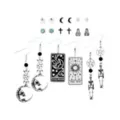Multi-Pack Tarot Card Stud and Dangle Earrings - 9 Pairs at Spencer's