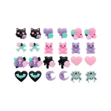 Multi-Pack Spooky Sweet Stud Earrings - 12 Pack at Spencer's