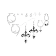 Multi-Pack Mystic Flames Stud and Dangle Earrings - 6 Pairs at Spencer's
