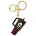 Ghost Face Tumbler Keychain at Spencer's
