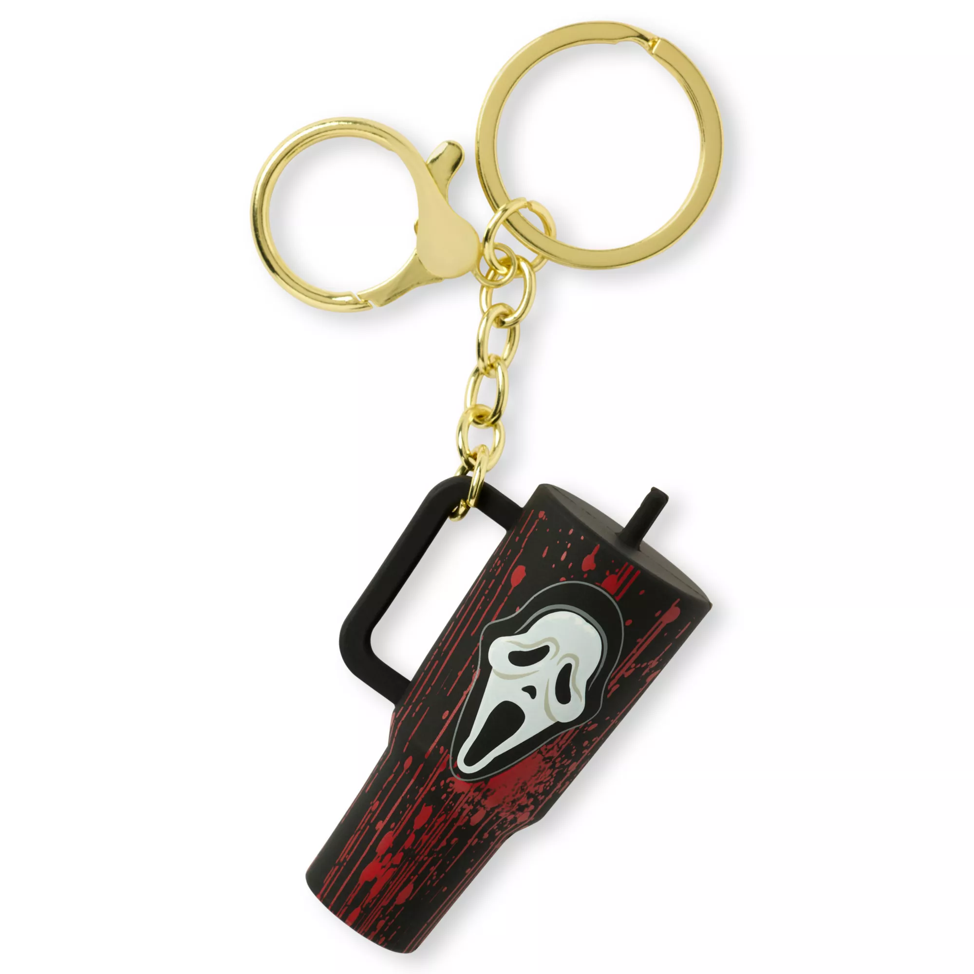 Ghost Face Tumbler Keychain at Spencer's