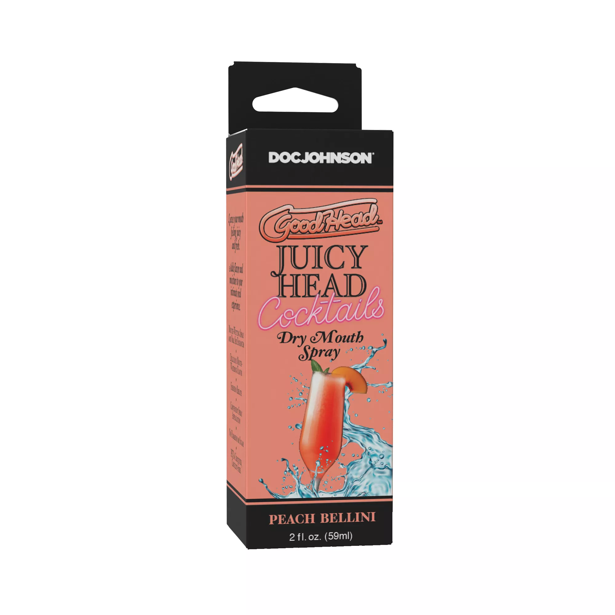 GoodHead Juicy Head Cocktails Peach Bellini Dry Mouth Spray - 2 oz. at Spencer's