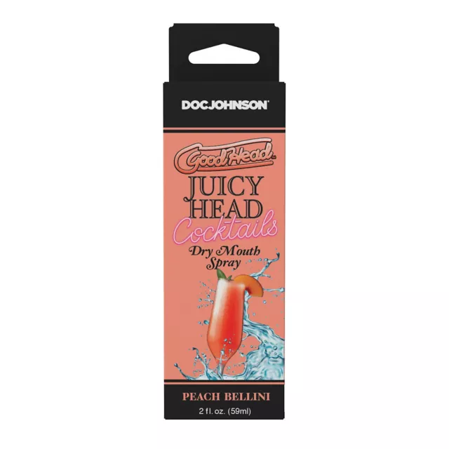 GoodHead Juicy Head Cocktails Peach Bellini Dry Mouth Spray - 2 oz. at Spencer's
