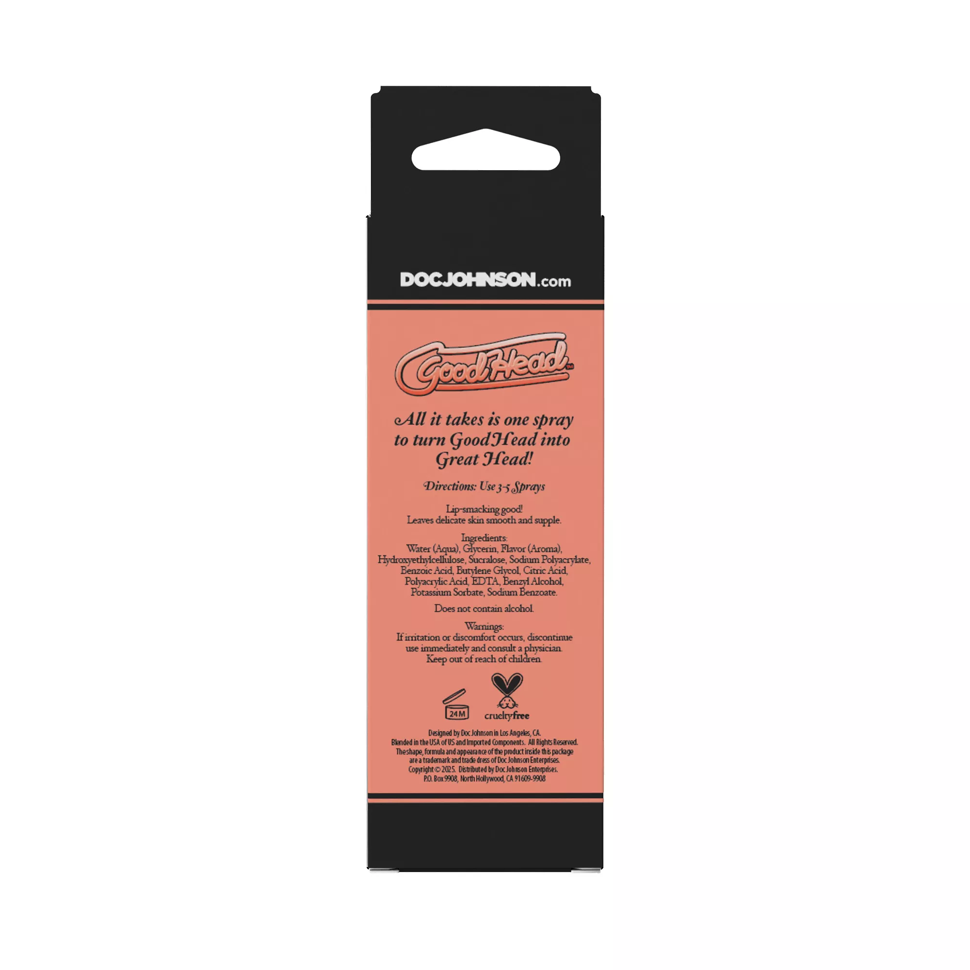 GoodHead Juicy Head Cocktails Peach Bellini Dry Mouth Spray - 2 oz. at Spencer's
