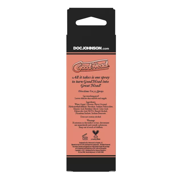 GoodHead Juicy Head Cocktails Peach Bellini Dry Mouth Spray - 2 oz. at Spencer's
