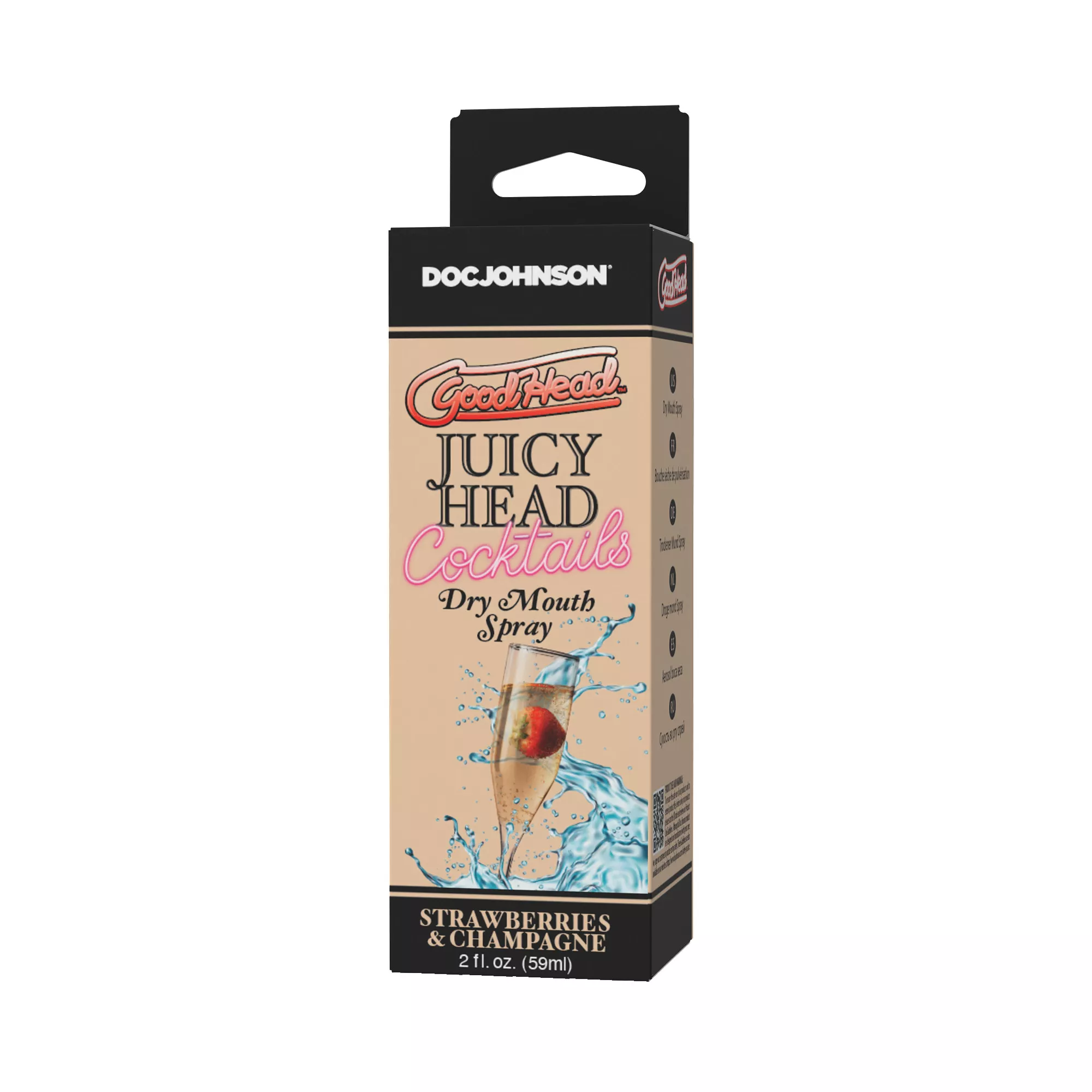 GoodHead Juicy Head Cocktails Strawberries and Champagne Dry Mouth Spray - 2 oz. at Spencer's