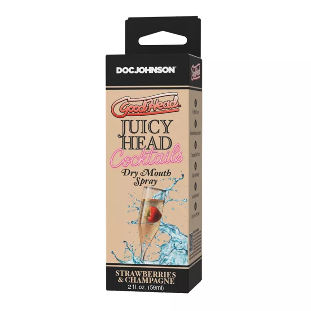 GoodHead Juicy Head Cocktails Strawberries and Champagne Dry Mouth Spray - 2 oz. at Spencer's