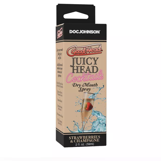 GoodHead Juicy Head Cocktails Strawberries and Champagne Dry Mouth Spray - 2 oz. at Spencer's