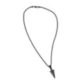 Black Arrowhead Necklace at Spencer's