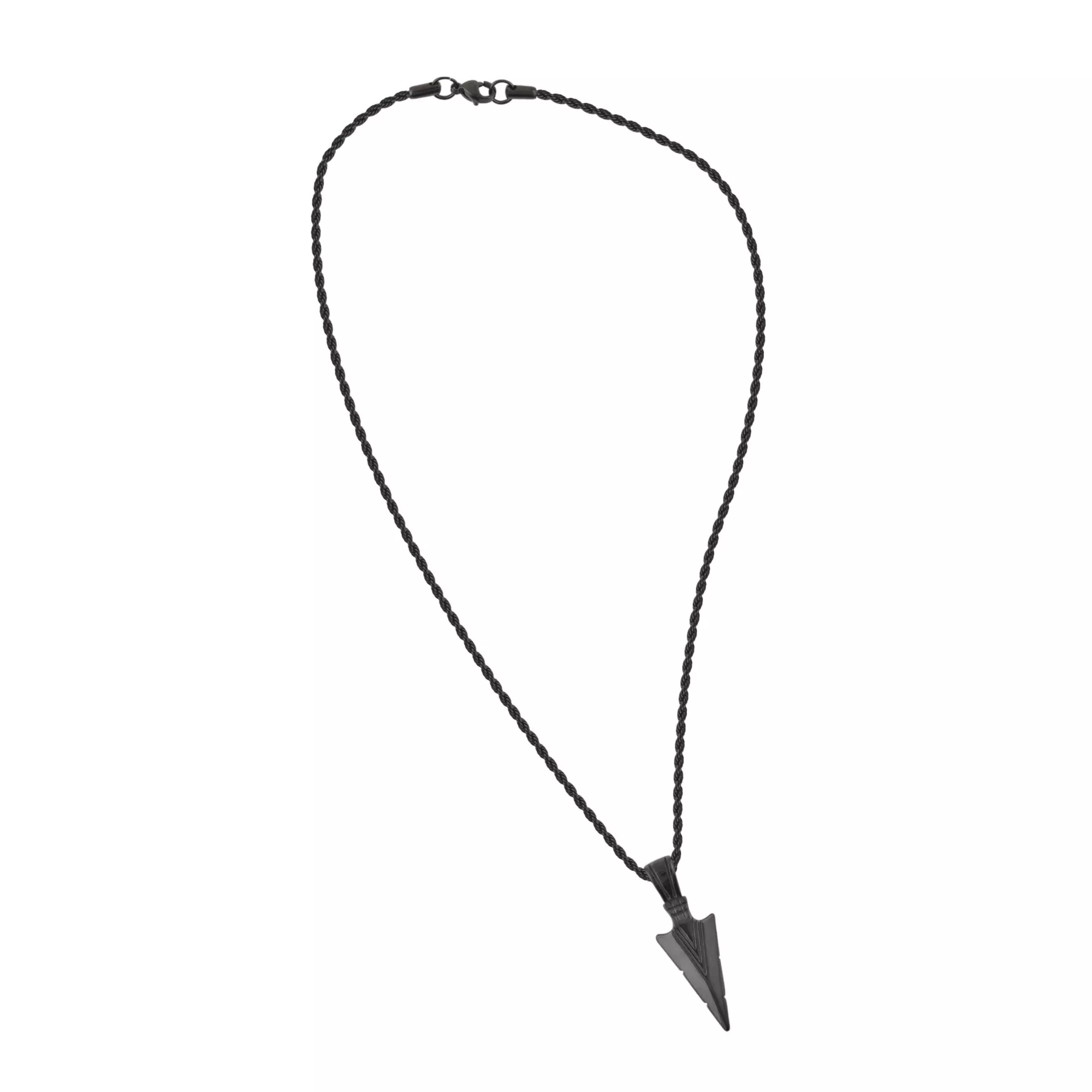 Black Arrowhead Necklace