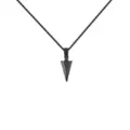 Black Arrowhead Necklace at Spencer's