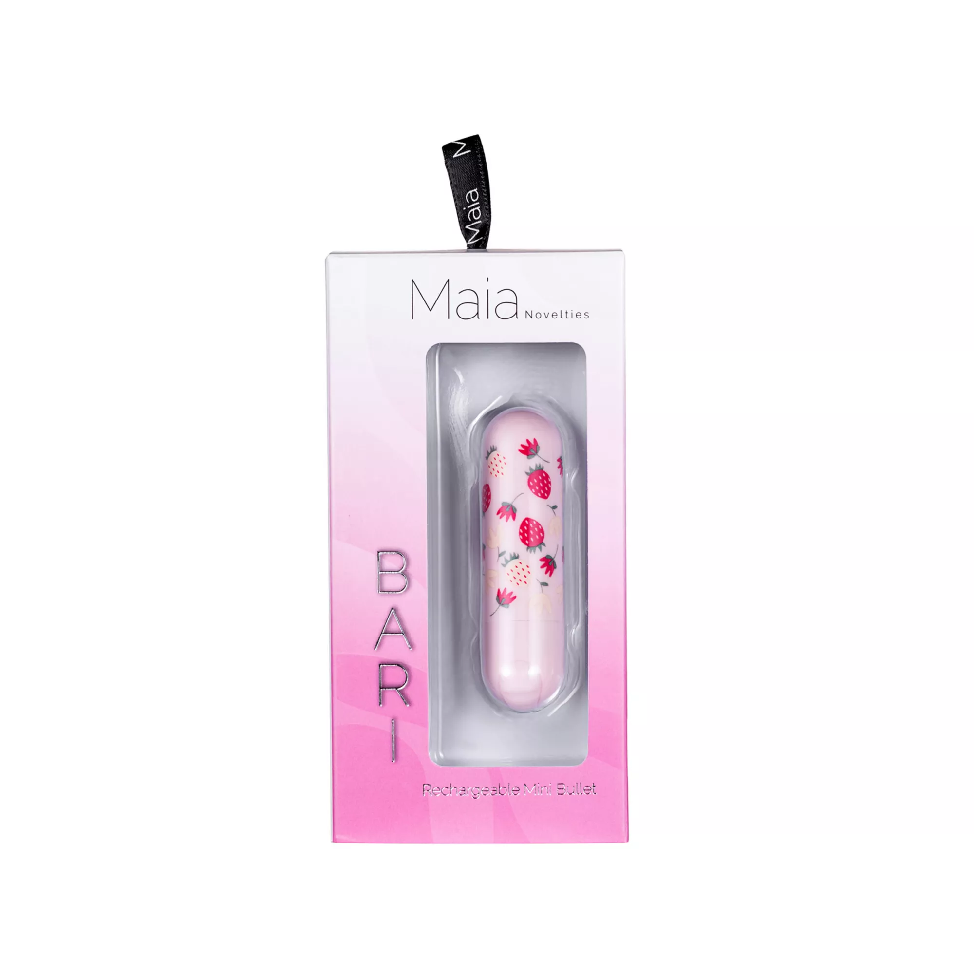 Maia Bari Strawberry Rechargeable Mini Bullet Vibrator at Spencer's