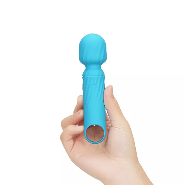 Blue Crush Wand Vibrator - Sexology at Spencer's