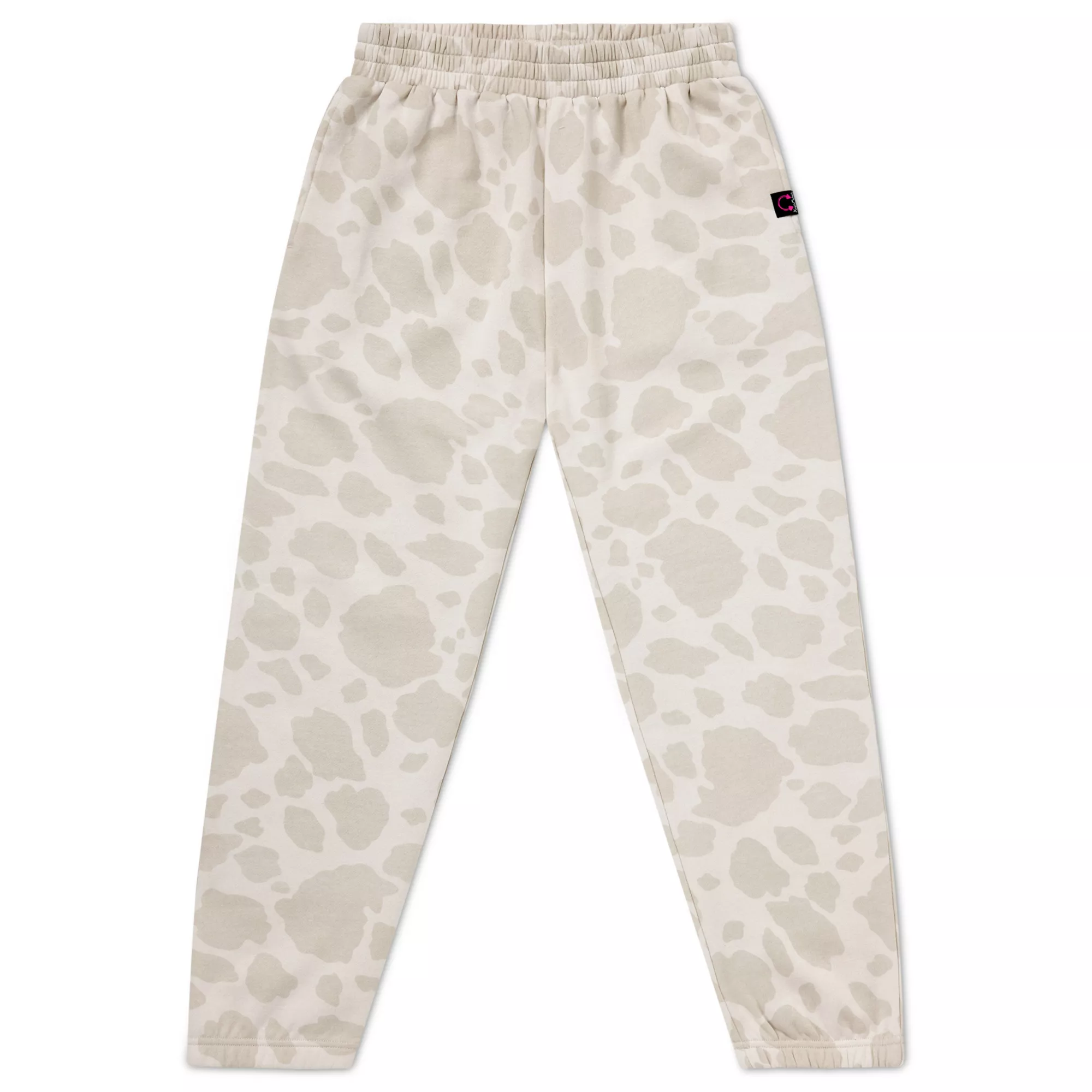 Kayla Malecc Bombshell Cow Print Jogger Pants at Spencer's