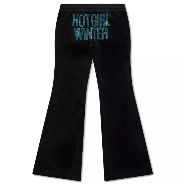 Kayla Malecc Hot Girl Winter Rhinestone Jogger Pants